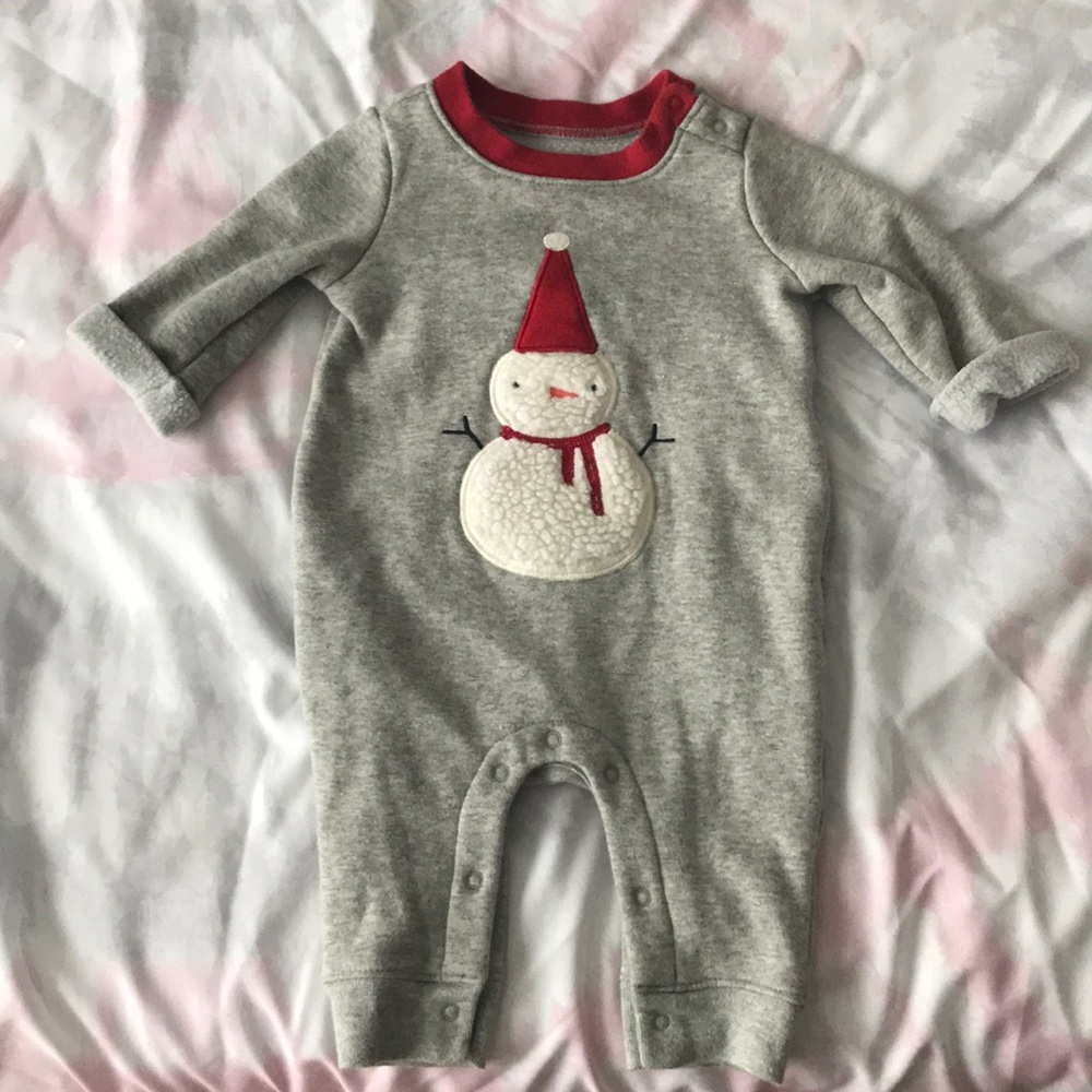 Baby GAP snowman fleece